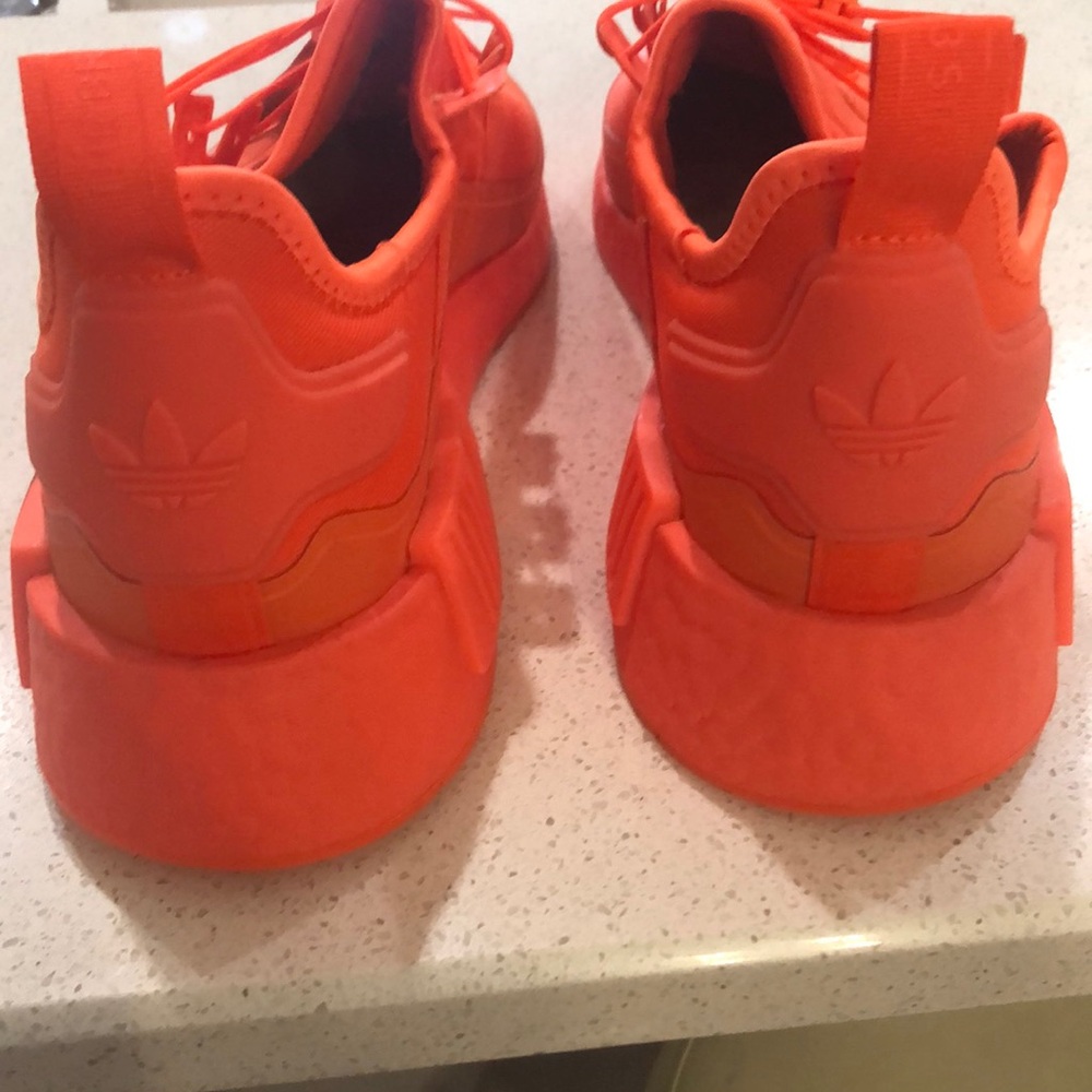 NWT Adidas NMD R1 Bright Orange  Running Shoes - Picture 5 of 6